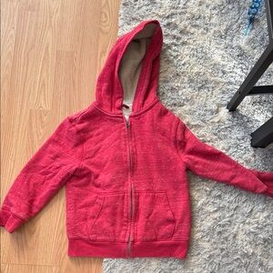 Cat & Jack Red Zip-Up Hoodie